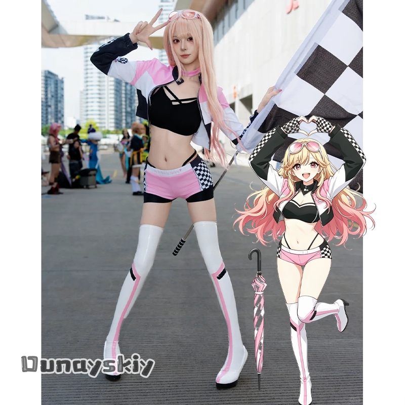 Kitagawa Anime Cosplay - ชุดคอสเพลย์มาริน คิตากาวะ ชุดแข่ง My My Race
