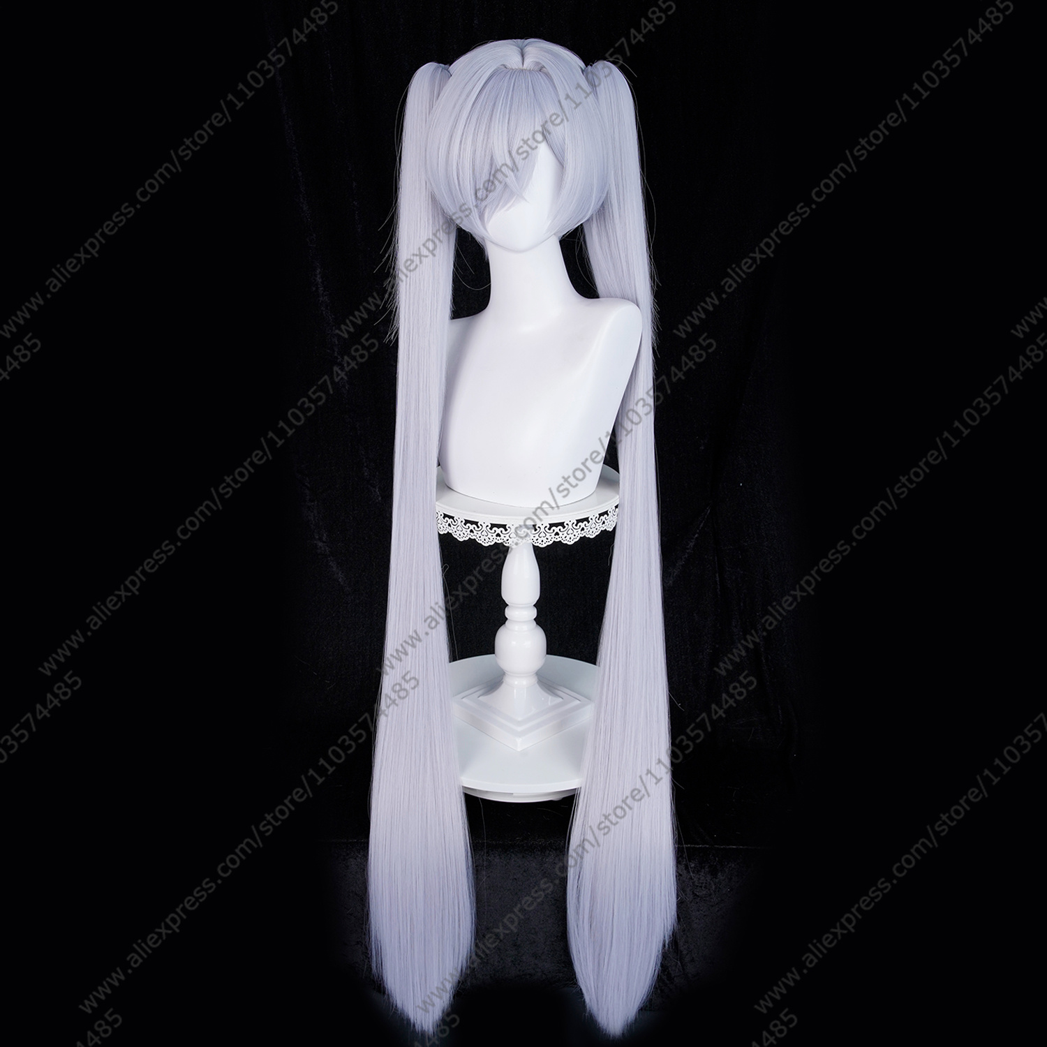 วิกผมคอสเพลย์ซินเดอเรลล่าสไตล์ - Anime Cosplay Blue Hair บทวิจารณ์และราคา