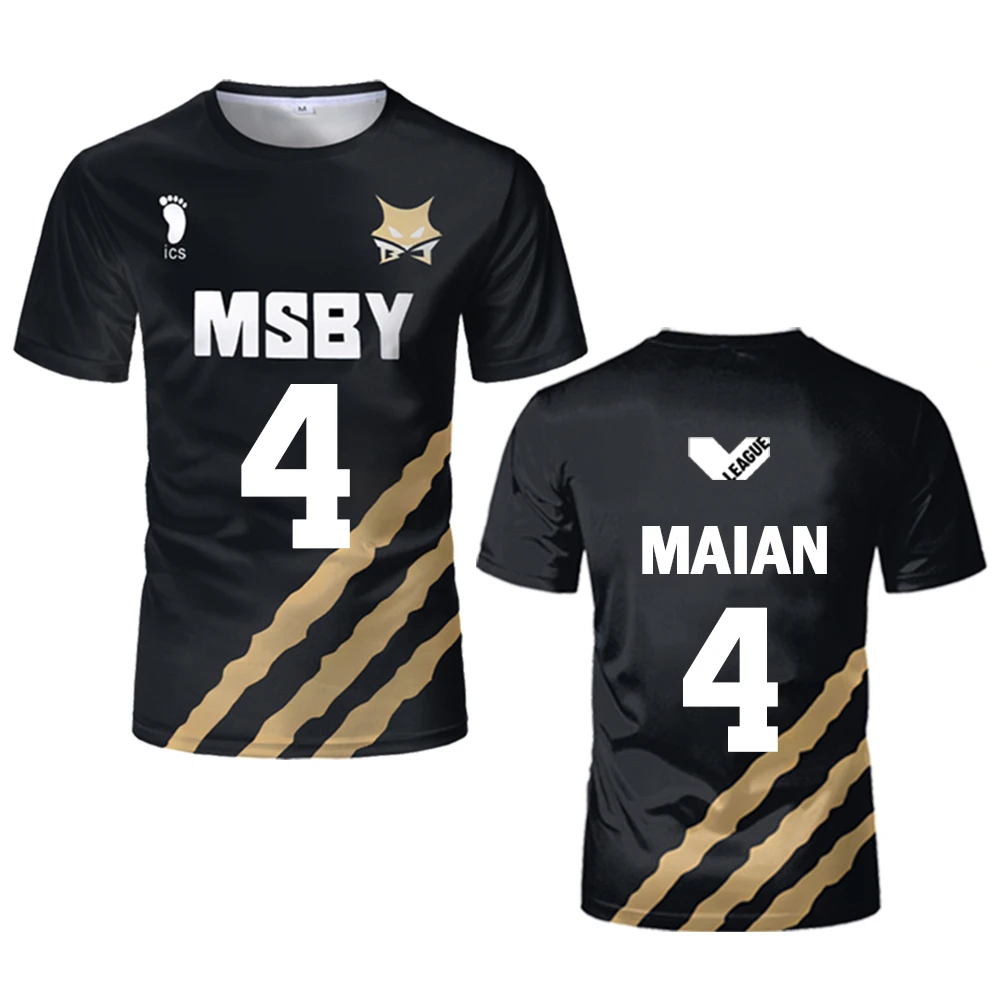 เสื้อเจอร์ซีย์ Haikyuu MSBY Bl - Anime Cosplay Ladies บทวิจารณ์และราคา